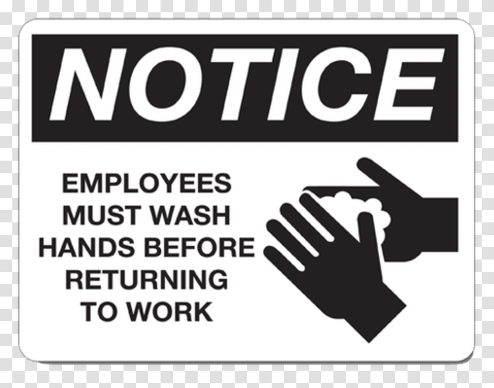 Employee Must Wash Hands Sign Pdf, Paper, Prayer Transparent Png