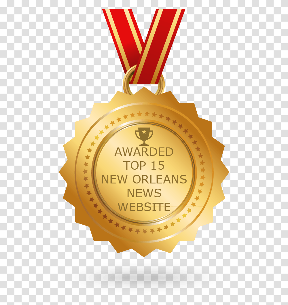 Employee Of The Month Medal Clean, Gold, Trophy, Gold Medal, Clock Tower Transparent Png