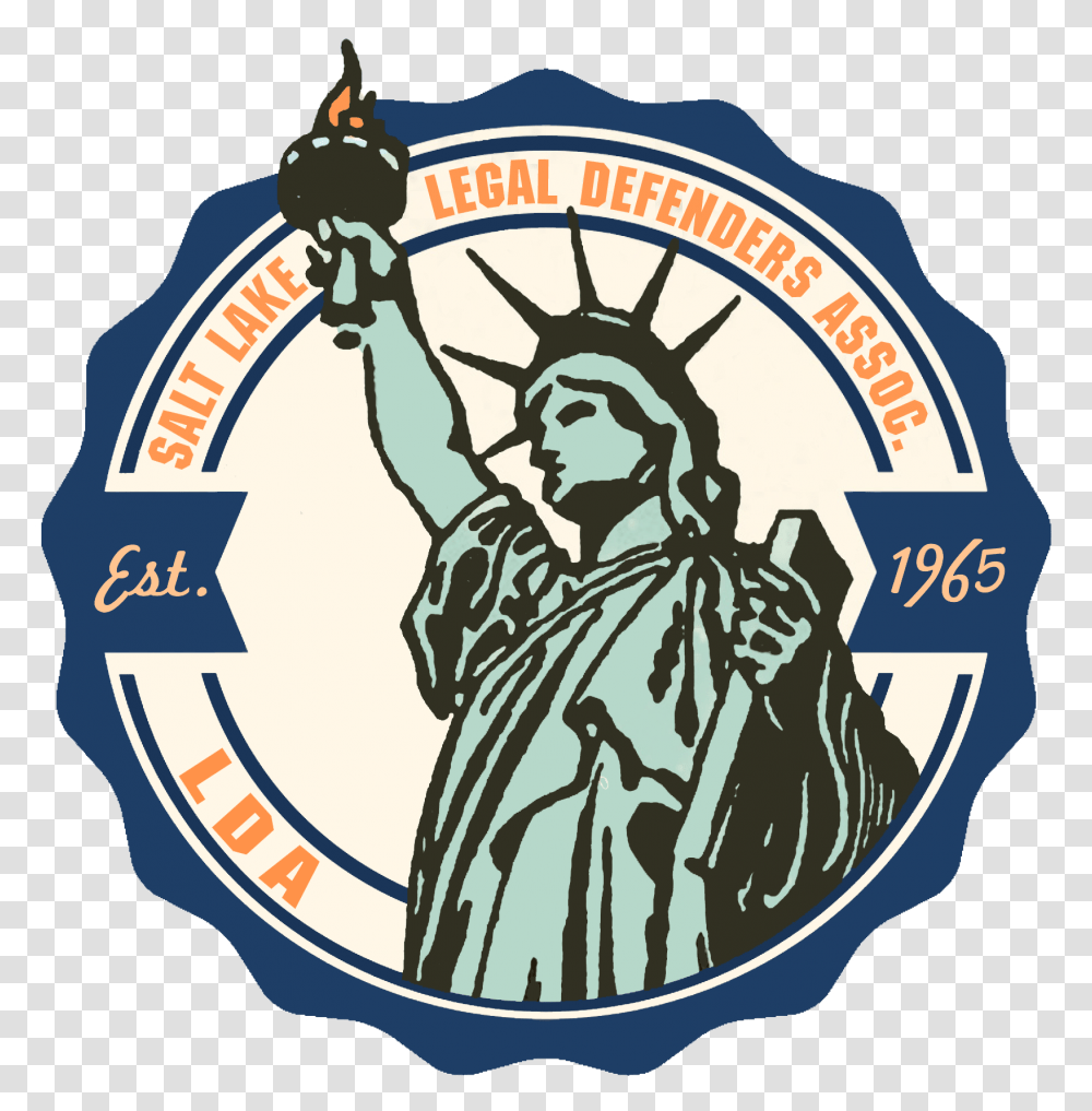 Employment Opportunities Statue Of Liberty Nthe Statue Salt Lake Legal Defenders, Logo, Trademark, Badge Transparent Png