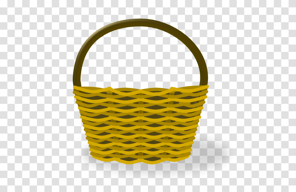 Empty Apple Basket Clipart, Shopping Basket Transparent Png