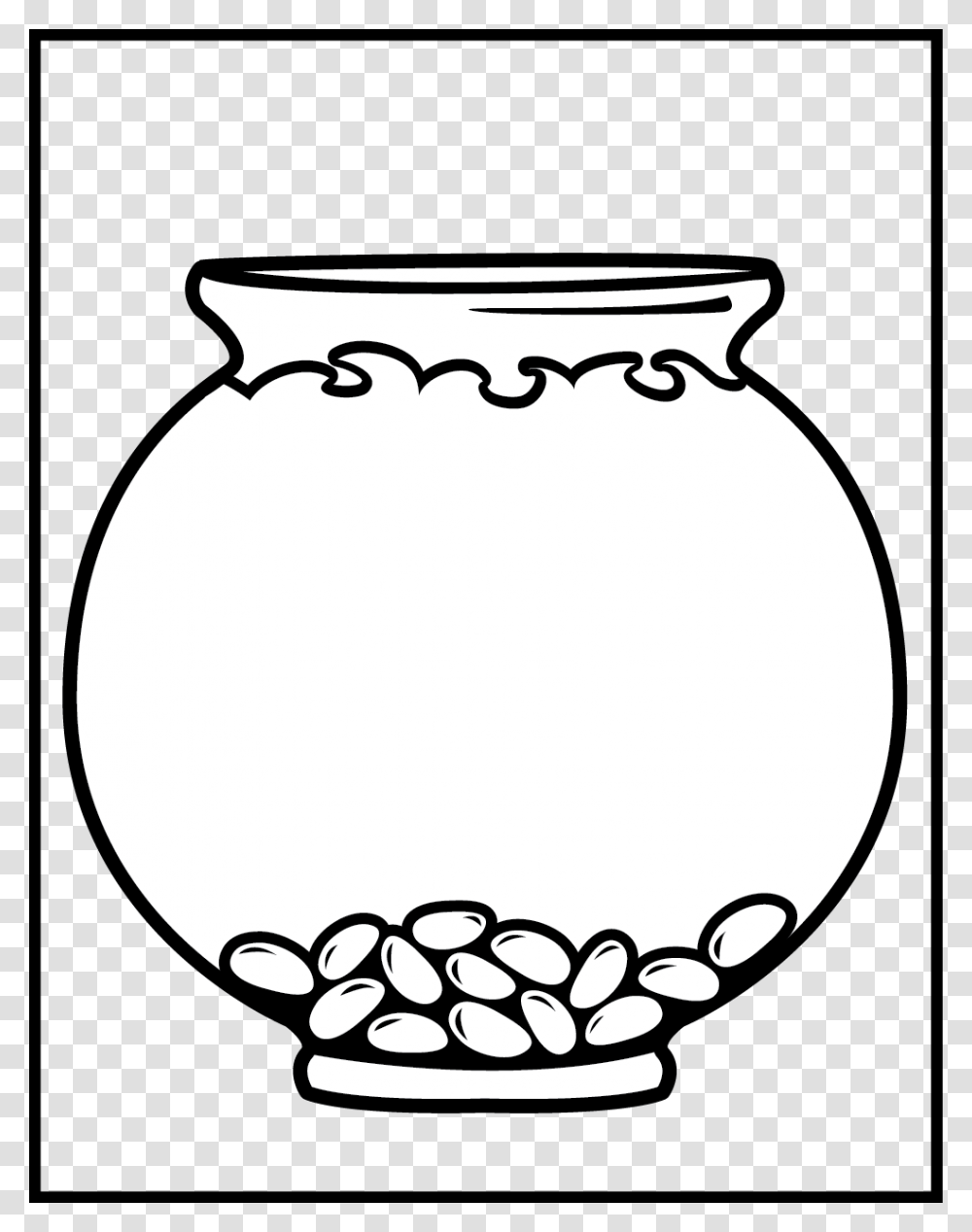 Empty Fish Tank Clipart Black And White Clip Art Images, Jar, Vase, Pottery, Urn Transparent Png