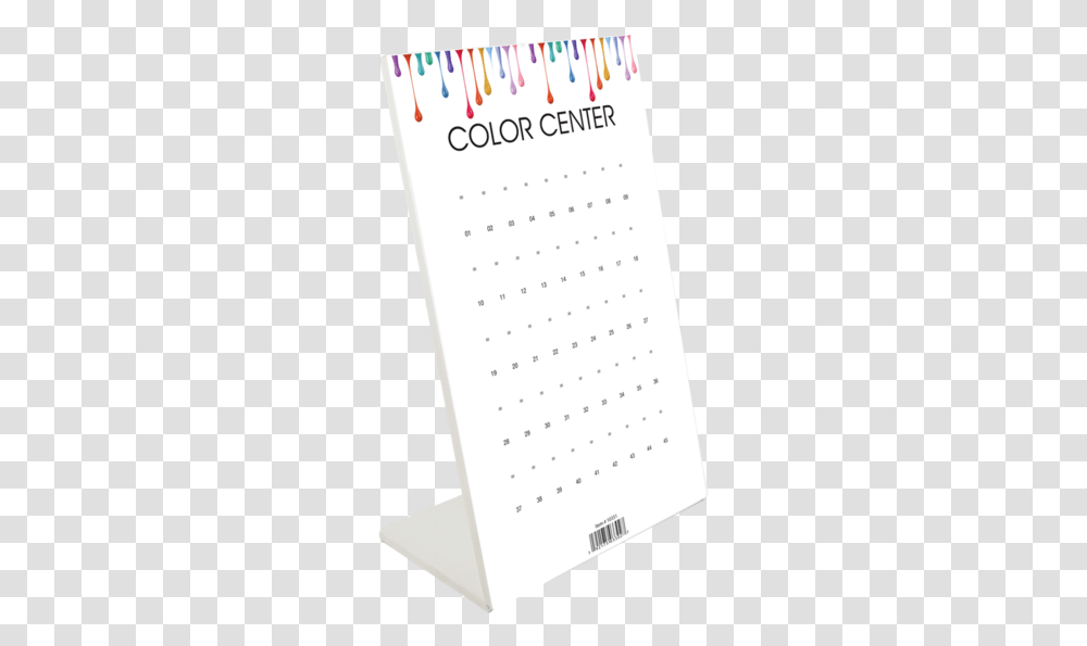 Empty Foam Display Color Chart 45 Tips Set Brochure, Page, Word, Rug Transparent Png