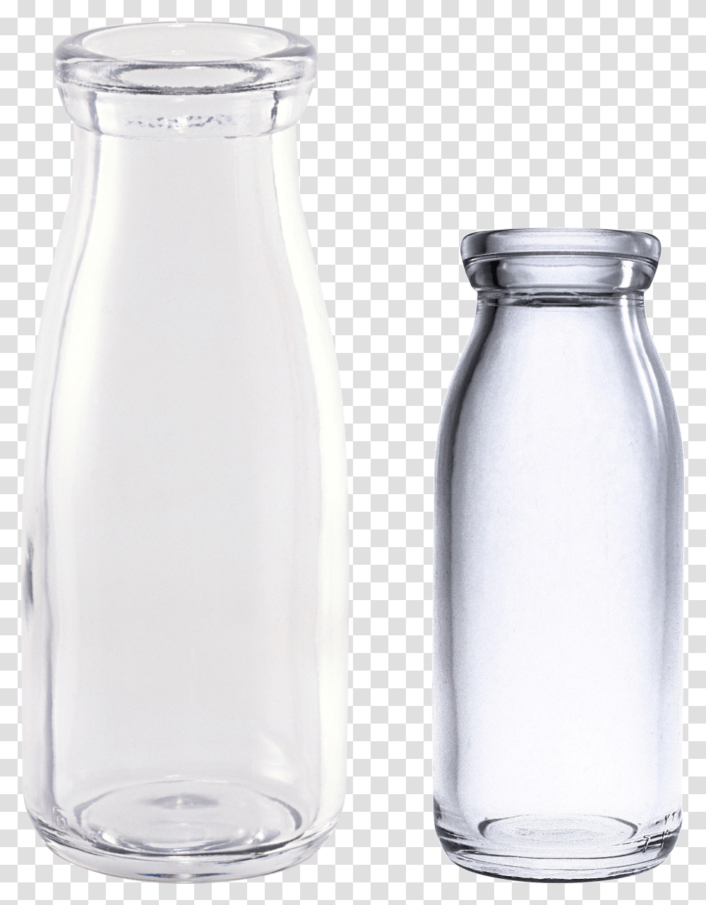 Empty Glass Bottles, Shaker, Milk, Beverage, Drink Transparent Png