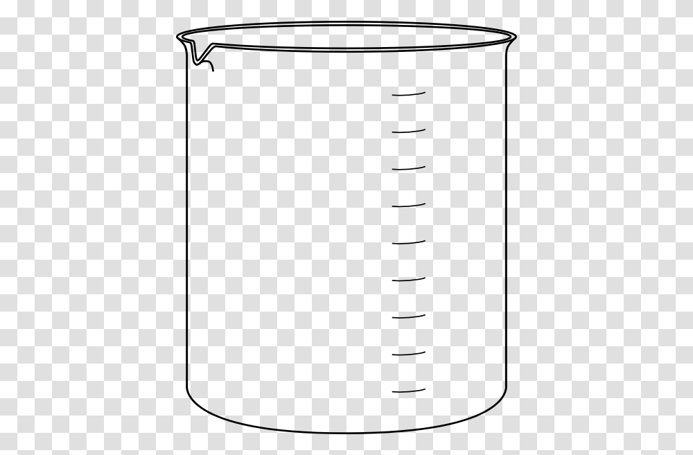 Empty Lab Beaker Clip Art, Plot, Diagram, Measurements, Cup Transparent Png