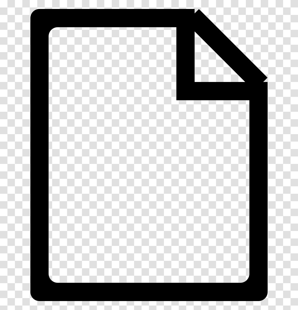 Empty Paper Sheet Outline Icon Free Download, Number, Sign Transparent Png