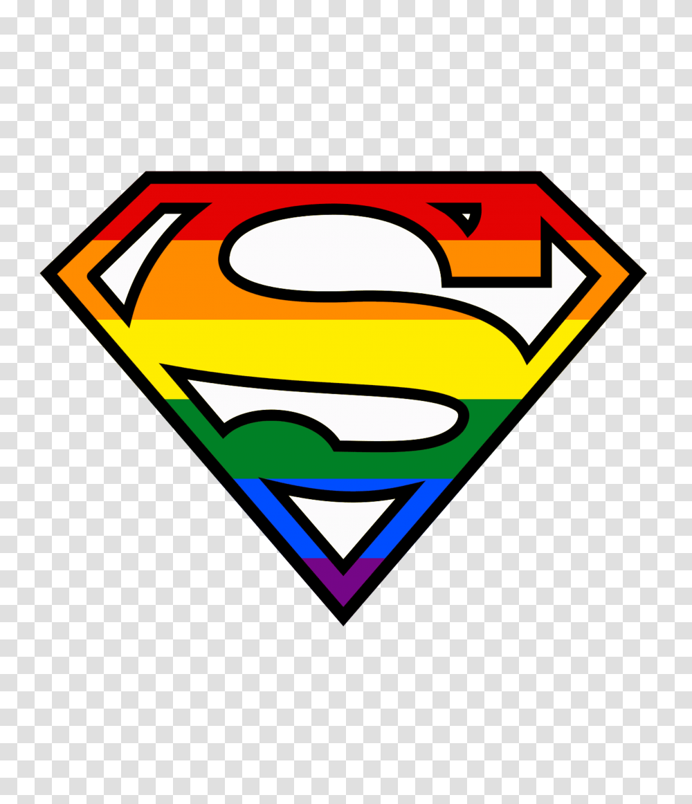 Empty Superman Logo Free Download Clip Art, Trademark, Triangle Transparent Png