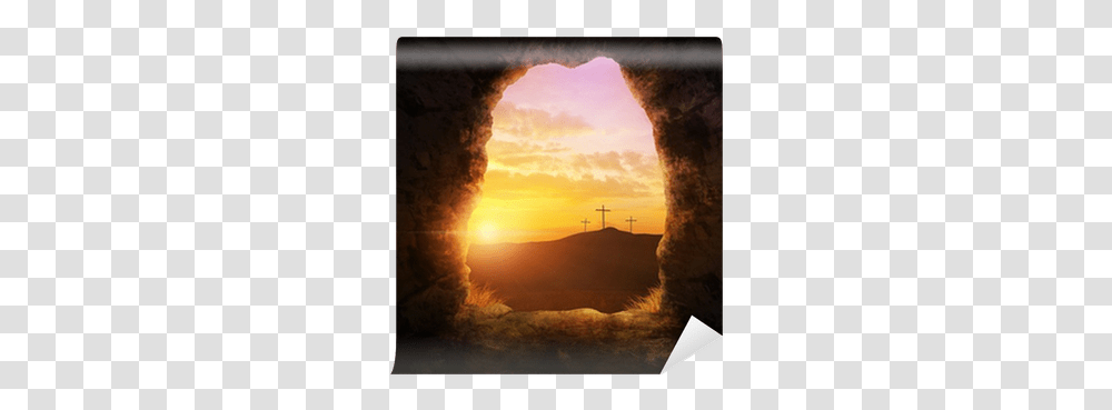 Empty Tomb Wall Mural • Pixers We Live To Change Easter Light, Nature, Outdoors, Mountain, Flare Transparent Png