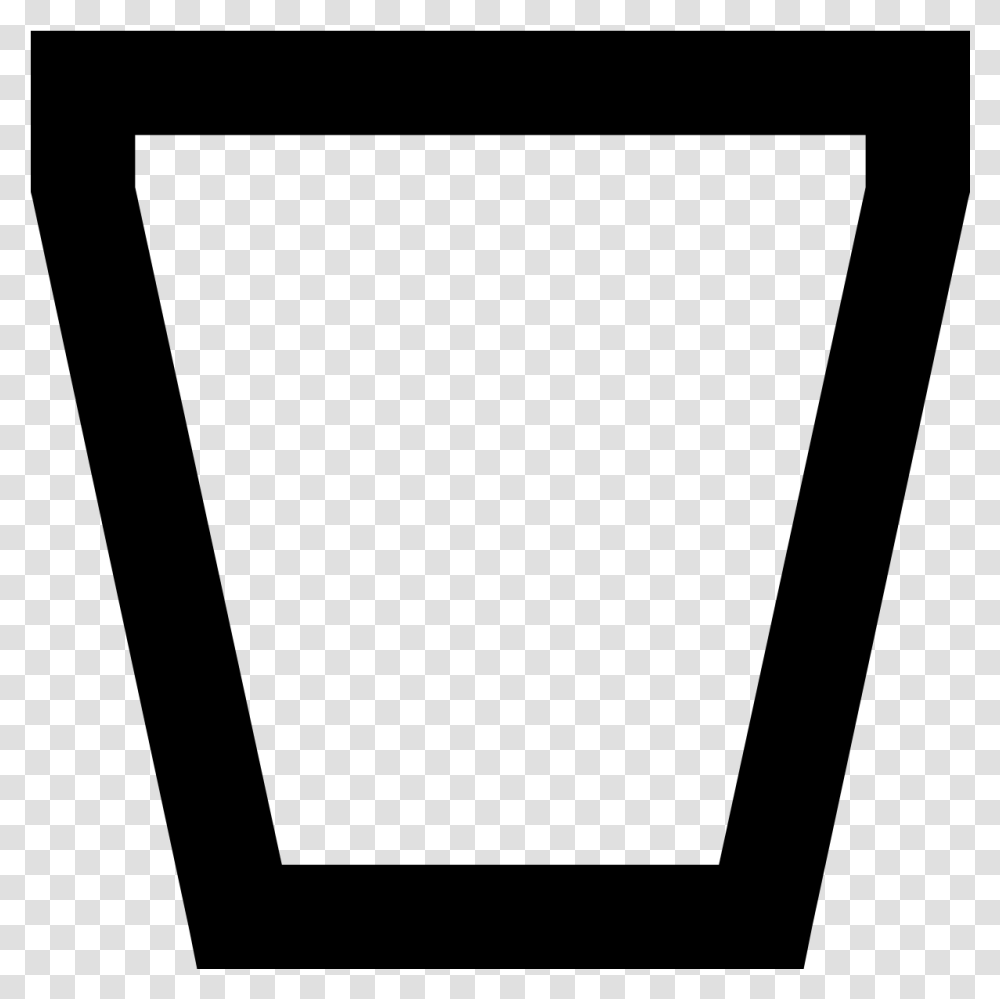 Empty Trash Icon Flower Pot Clip Art, Gray, World Of Warcraft Transparent Png