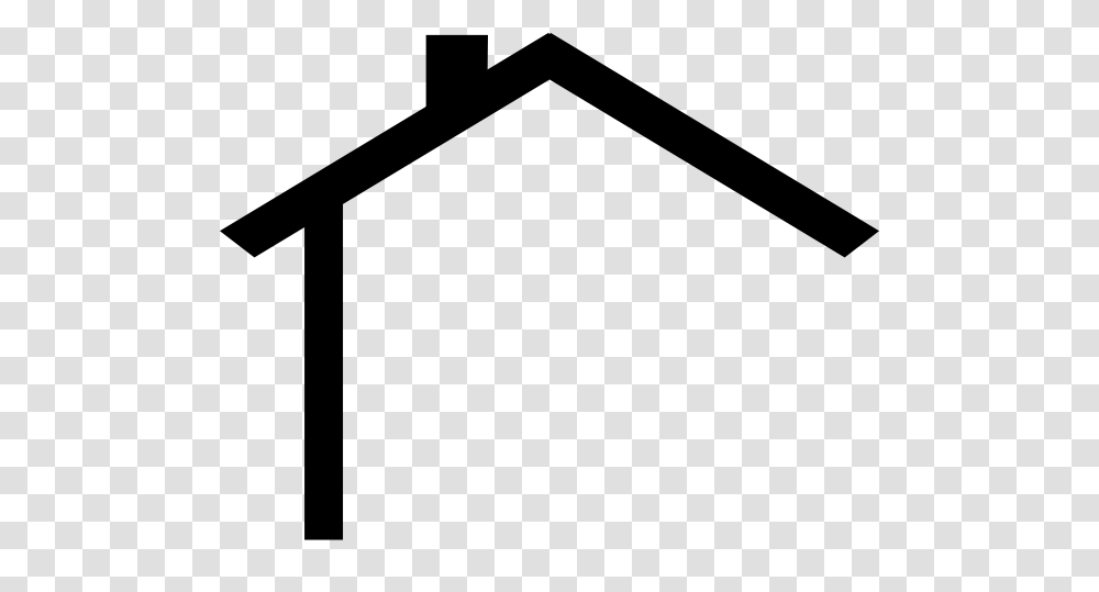 Empty Tree House, Triangle, Silhouette Transparent Png