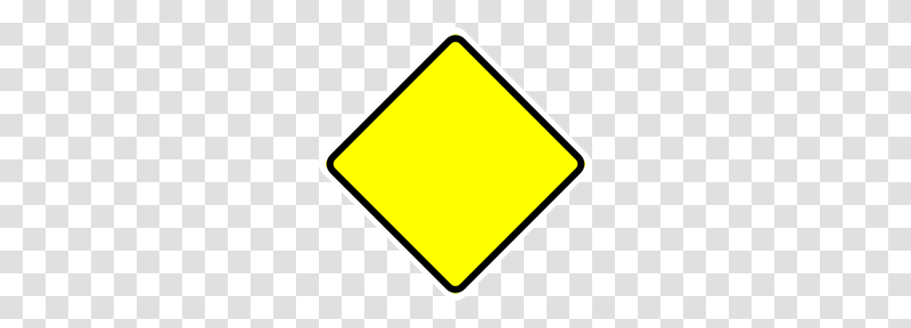 Empty Yellow Sign With Black And White Border Clip Art, Road Sign, Stopsign Transparent Png
