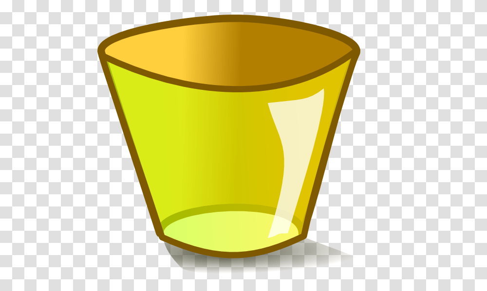 Empty Yellow Trash Can Svg Clip Arts Yellow Trash Can Clip Art, Lamp, Cup, Glass, Coffee Cup Transparent Png