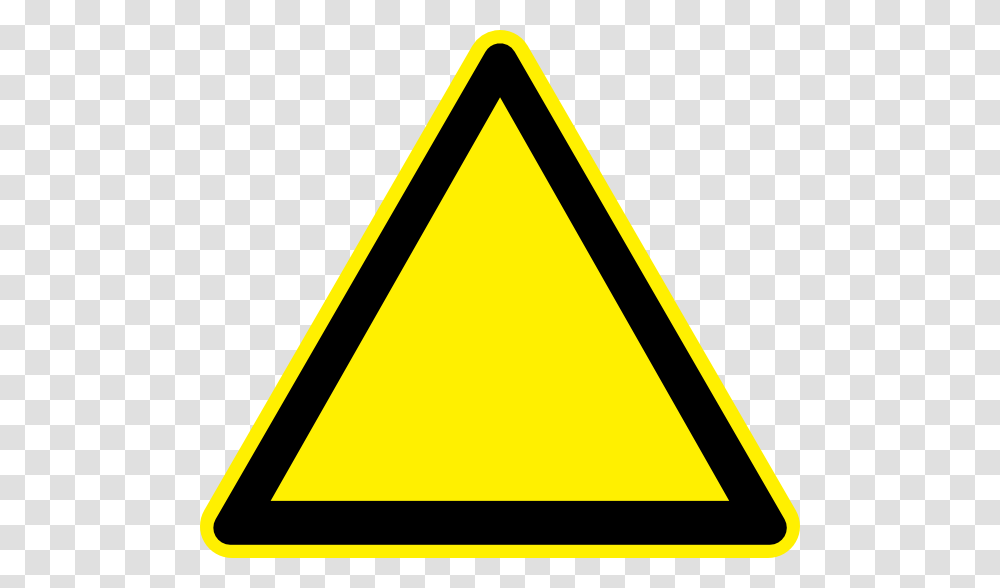Empty Yellow Triangle Clip Art For Web, Sign, Road Sign Transparent Png