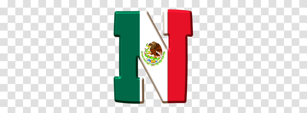 En Alfabeto Con Bandera Mexicana, Logo, Number Transparent Png
