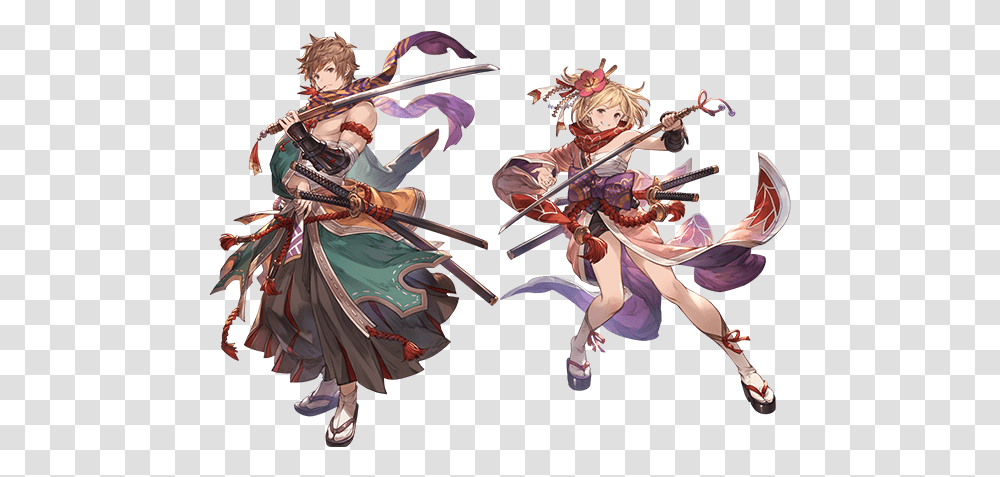 En Granblue Samurai, Person, Sport, Bow, Costume Transparent Png