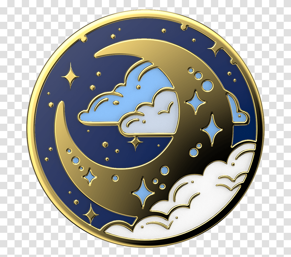Enamel Fly Me To The Moon Popgrip Enamel Fly Me To The Moon Popsocket, Logo, Symbol, Trademark, Emblem Transparent Png