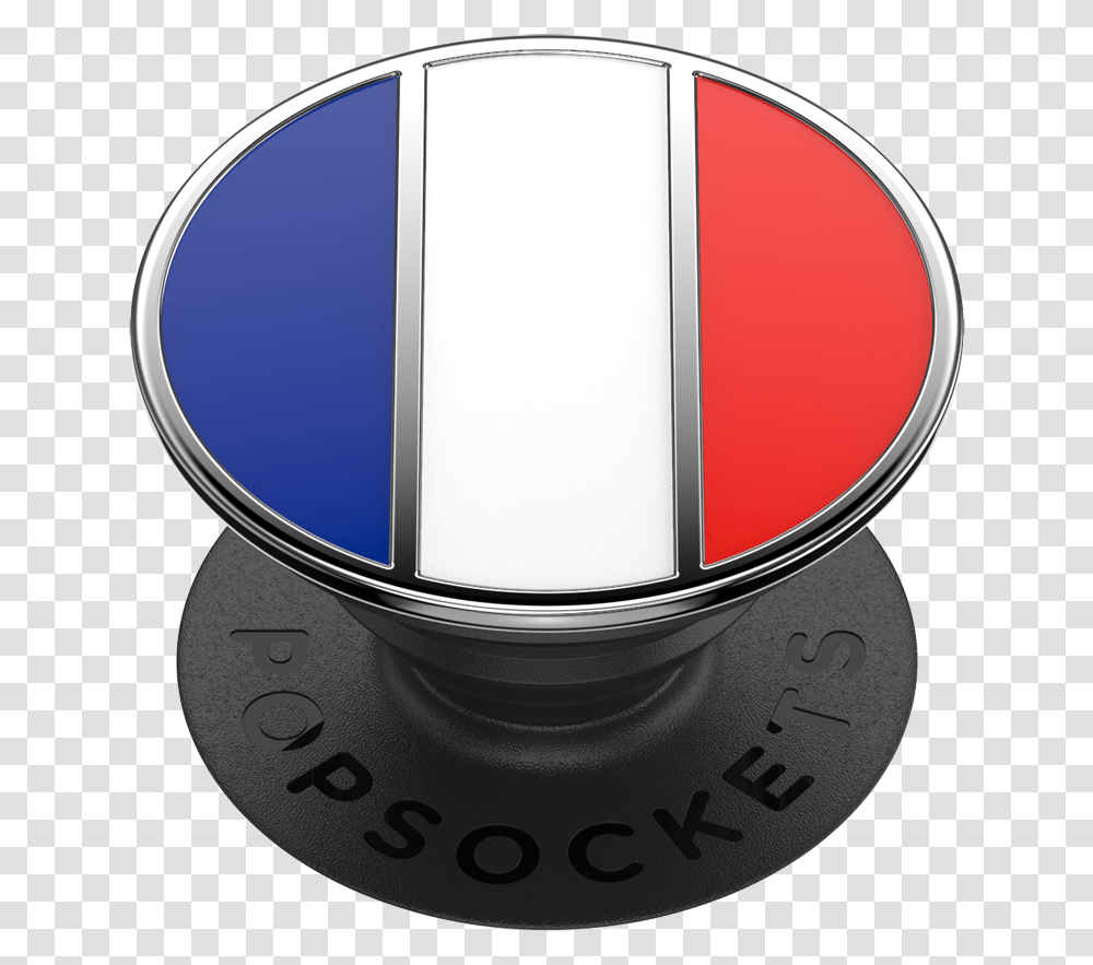 Enamel French Flag Enamel Popsocket, Logo, Symbol, Trademark, Emblem Transparent Png