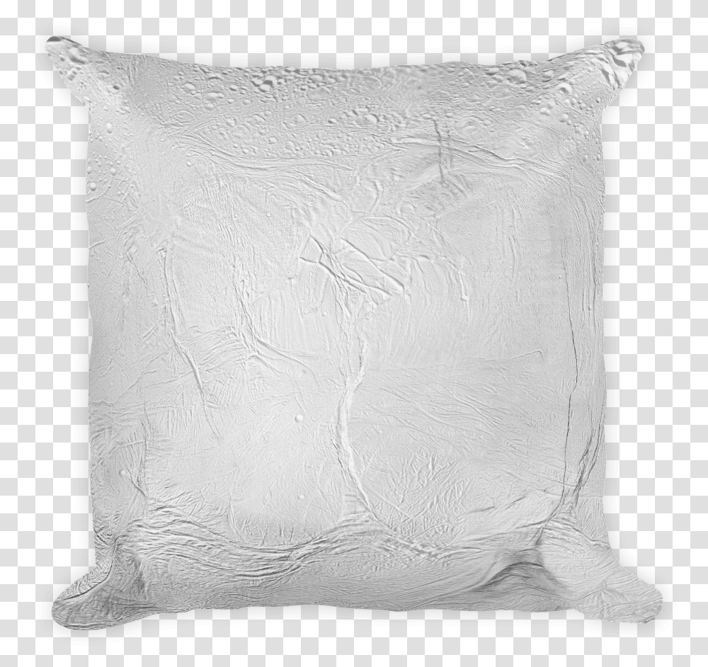 Enceladus Square Pillow Throw Pillow, Cushion, Rug, Diaper Transparent Png