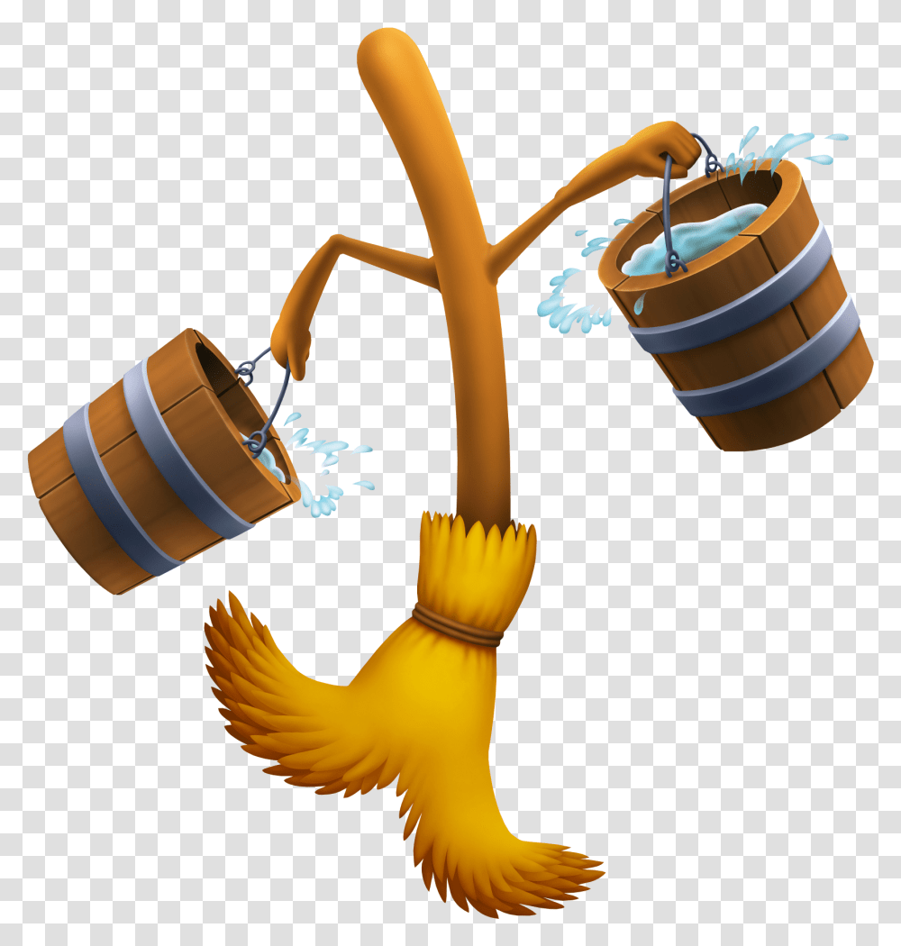 Enchanted Broom Kh3d Sorcerer's Apprentice Broom, Barrel, Keg Transparent Png