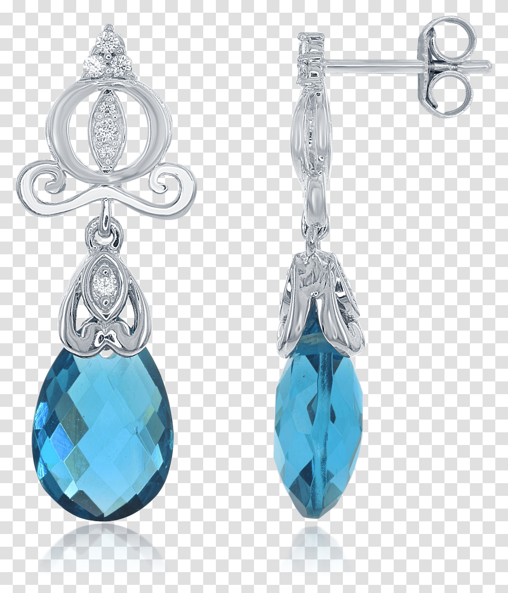Enchanted Disney's Cinderella 14kt White Gold Diamond Background Earring, Accessories, Accessory, Jewelry, Gemstone Transparent Png