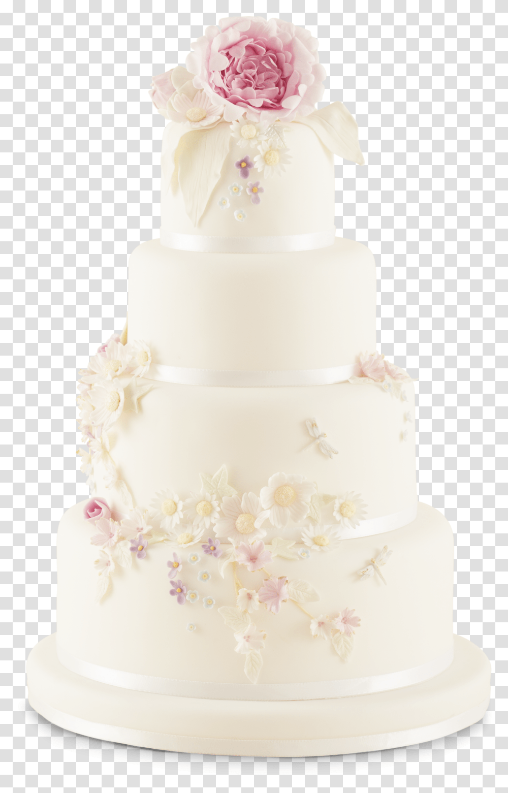 Enchanted Garden Wedding Cake, Dessert, Food Transparent Png