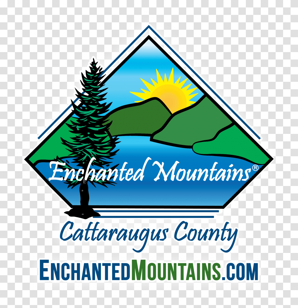 Enchanted Mountains Logo Cattaraugus New York, Tree, Plant, Ornament, Christmas Tree Transparent Png