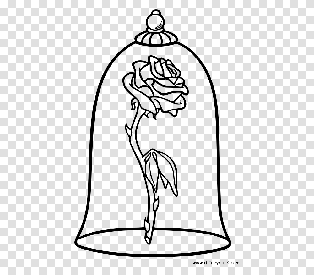 Enchanted Rose Beauty And The Beast Drawing Gray World Of Warcraft Transparent Png Pngset Com