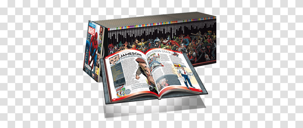 Enciclopedia Marvel Graphic Design, Magazine, Person, Human Transparent Png