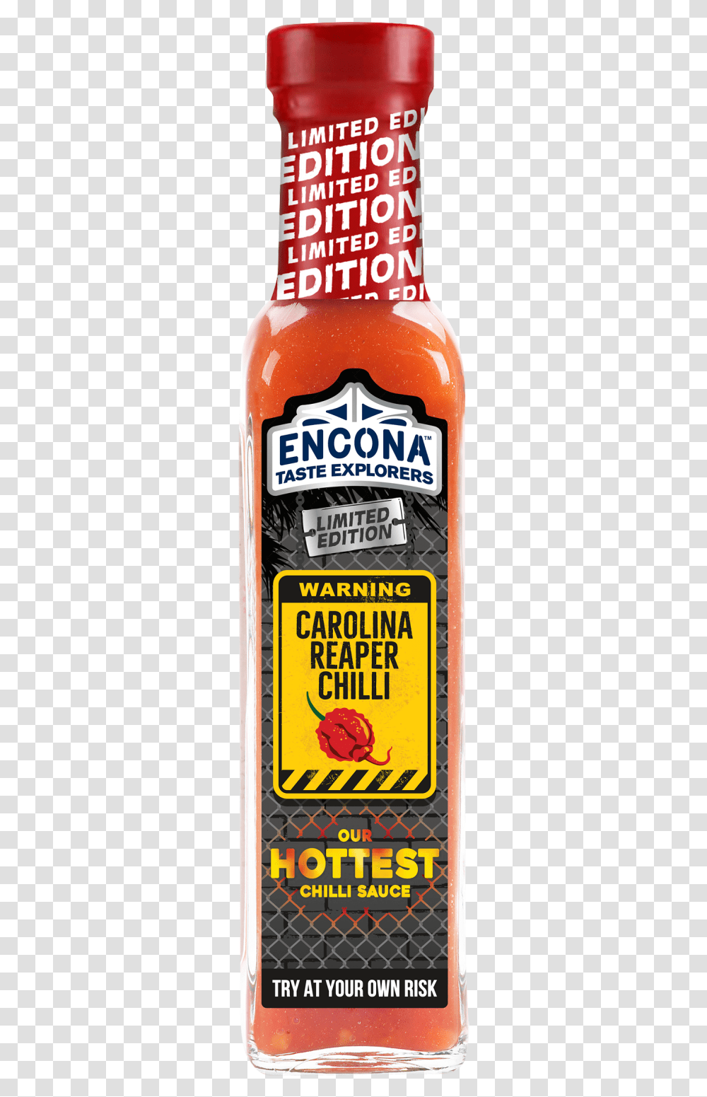 Encona Carolina Reaper Chilli Sauce, Advertisement, Beer, Beverage Transparent Png