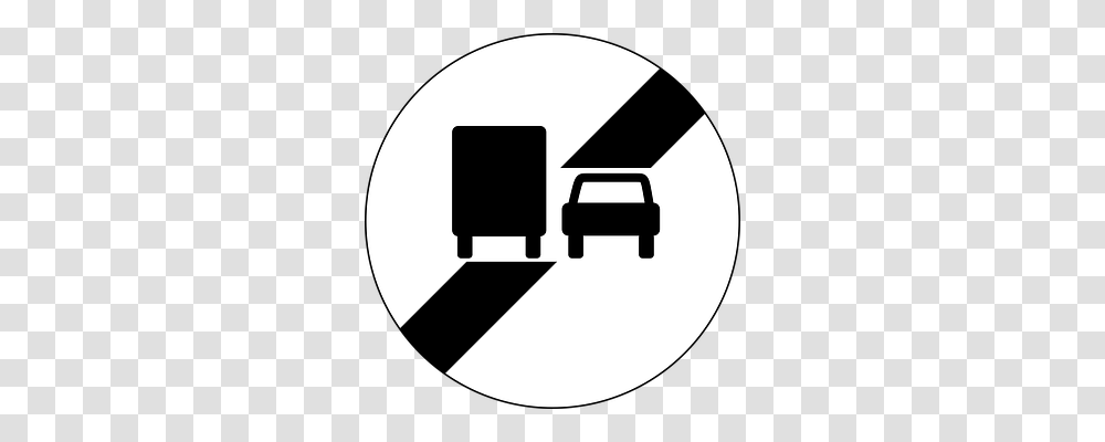 End Of No Overtaking By Lorries Lamp, Logo, Trademark Transparent Png