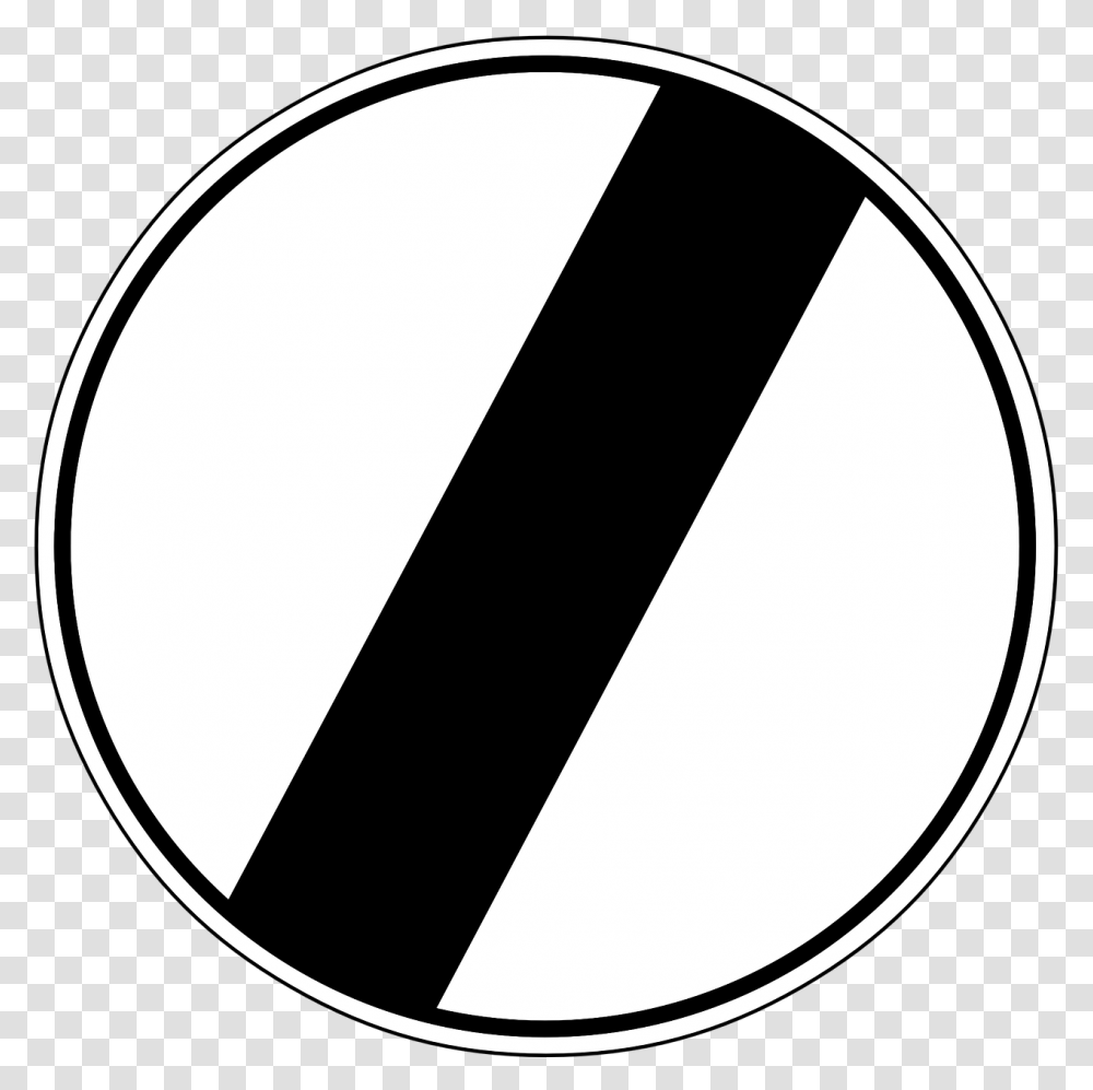End Of Speed Limit Arrow Traffic Free Vector Graphic On End Of Speed Limit Sign, Symbol, Road Sign Transparent Png