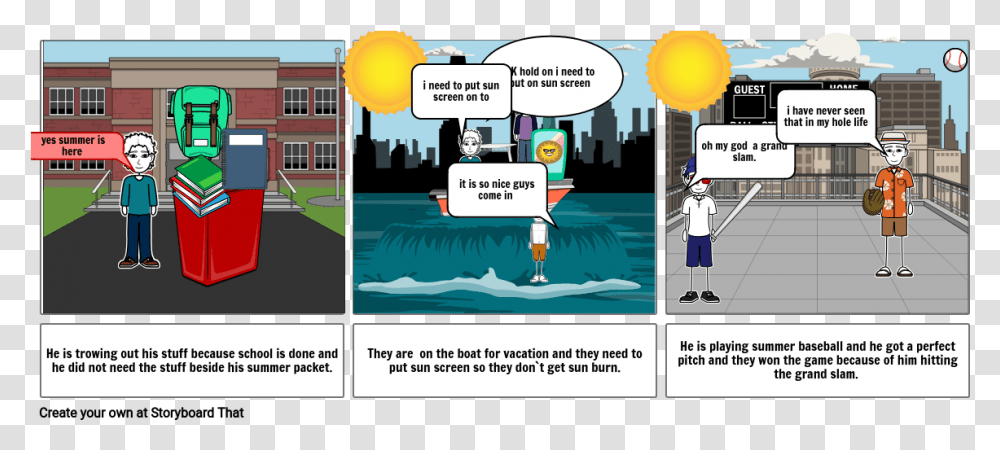 End Of The Year Storyboard By 1319e74e For Adult, Comics, Book, Person, Human Transparent Png