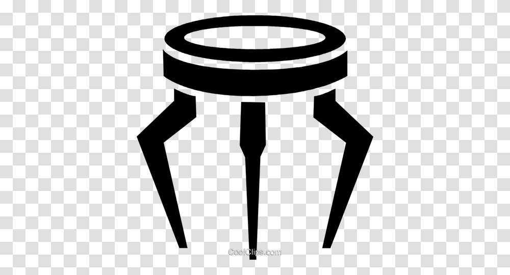 End Table Royalty Free Vector Clip Art Illustration, Lamp, Machine, Tin, Furniture Transparent Png