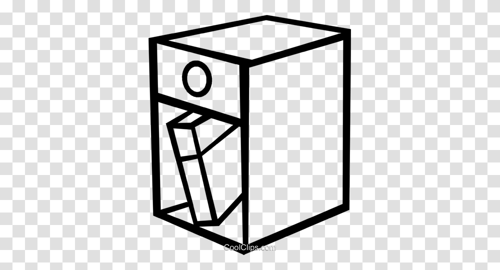 End Table With Book Royalty Free Vector Clip Art Illustration, Furniture, Cabinet, Sphere, Gate Transparent Png