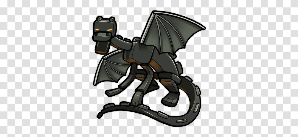 Ender Dragon Cool Minecraft Server Icons, Statue, Sculpture, Art, Gargoyle Transparent Png