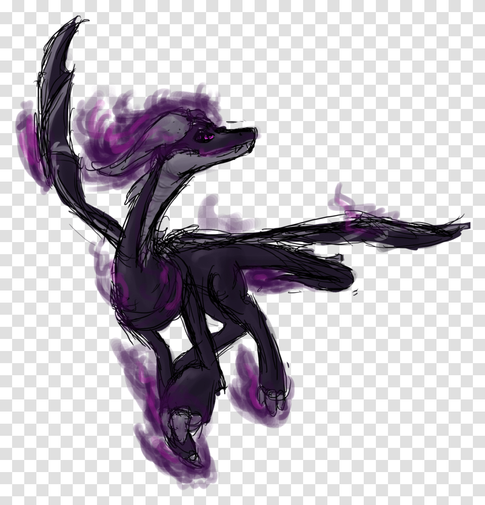 Ender Dragon Fan Art, Purple, Person, Human Transparent Png