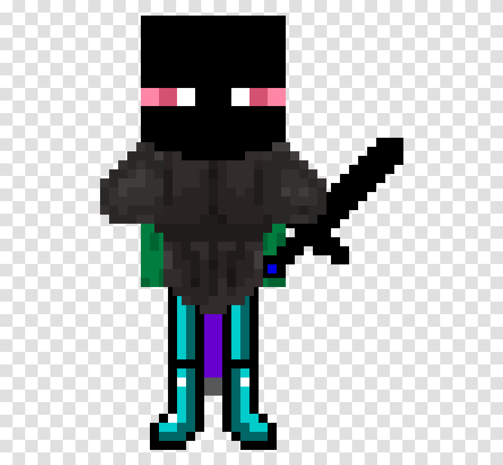 Enderman Drawing Minecraft Animation Minecraft Diamond Sword And Armor, Architecture, Building, Face, Cross Transparent Png