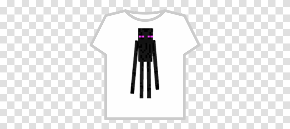 Enderman Illustration, Clothing, Apparel, T-Shirt Transparent Png