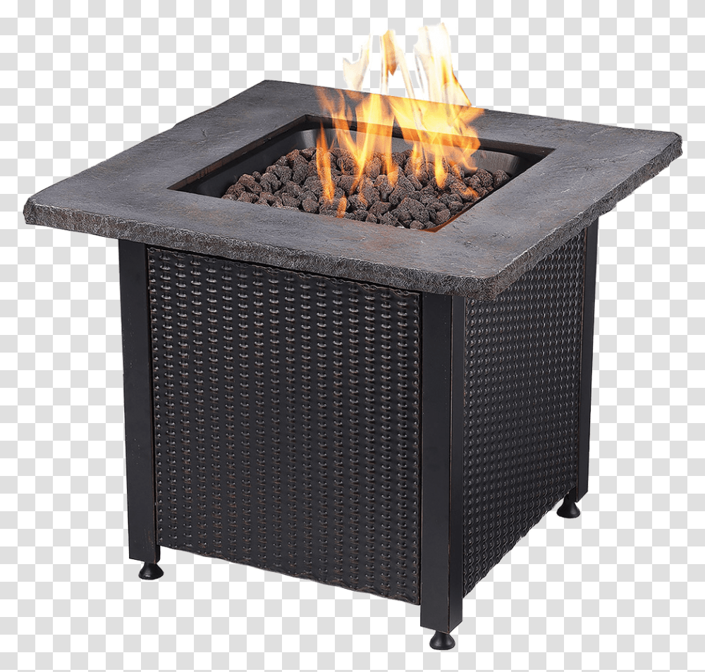 Endless Summer Lp Gas Outdoor Fire Table With Faux Tdc Outdoor Gas Fire Pit, Indoors, Flame, Fireplace, Tabletop Transparent Png