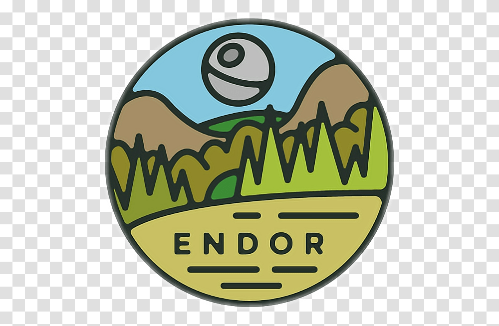 Endor Forest Sticker Freetoedit Planet Star Wars Stickers, Logo, Trademark, Label Transparent Png