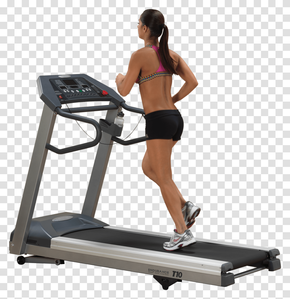 Endurance T10hrc Commercial Treadmill By Body Solid Cybex 625t, Person, Human, Working Out, Sport Transparent Png