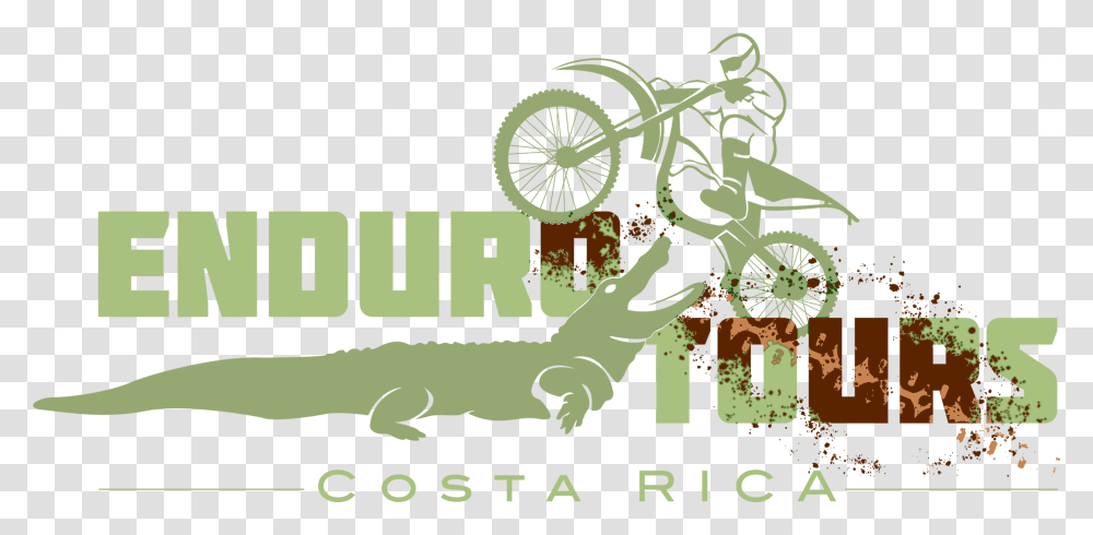 Enduro Tours Costa Rica Logo Graphic Design, Vehicle, Transportation, Bicycle, Bike Transparent Png
