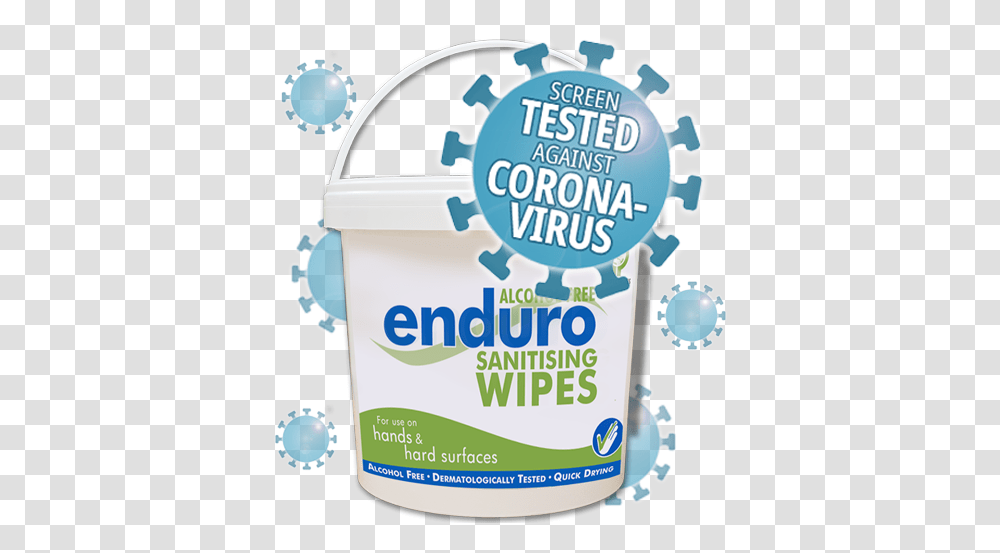 Endurocide Enduro Sanitising Wipes Coronavirus Products, Dessert, Food, Yogurt, Plant Transparent Png