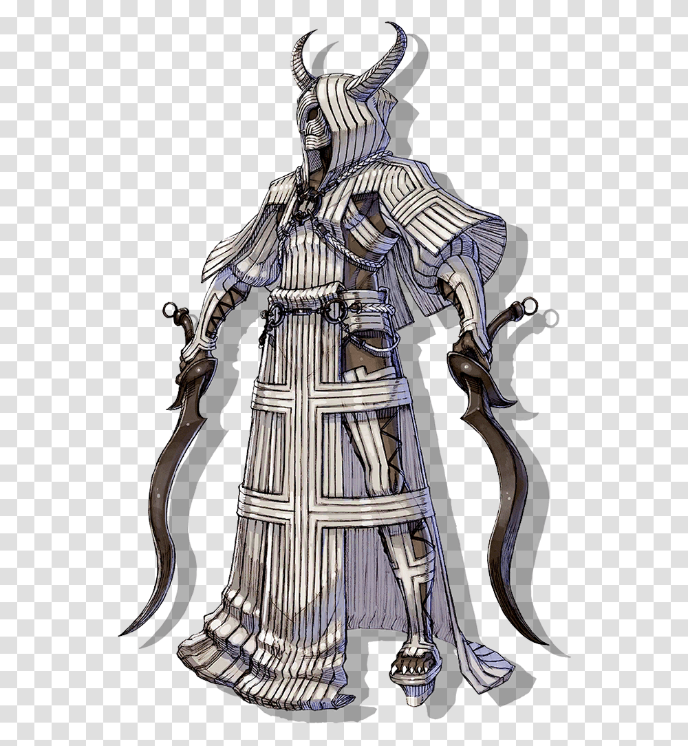 Enemy Frenzied Warrior Illustration, Person, Human, Knight, Bow Transparent Png