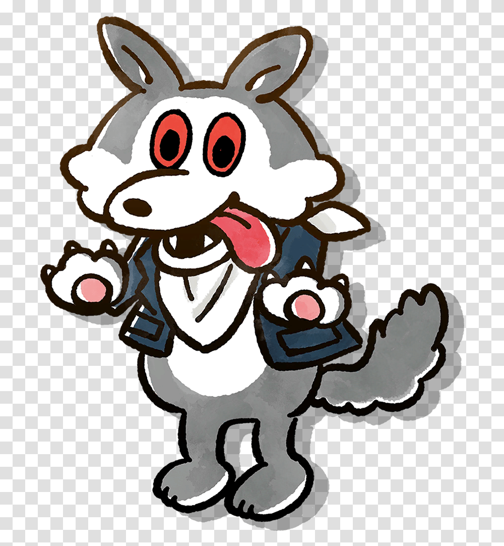 Enemy Wolf Cartoon, Performer, Mammal, Animal, Cattle Transparent Png