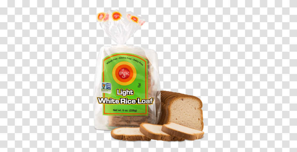 Ener G Light White Rice Loaf Energ Light White Rice Bread, Food, Bread Loaf, French Loaf, Flour Transparent Png