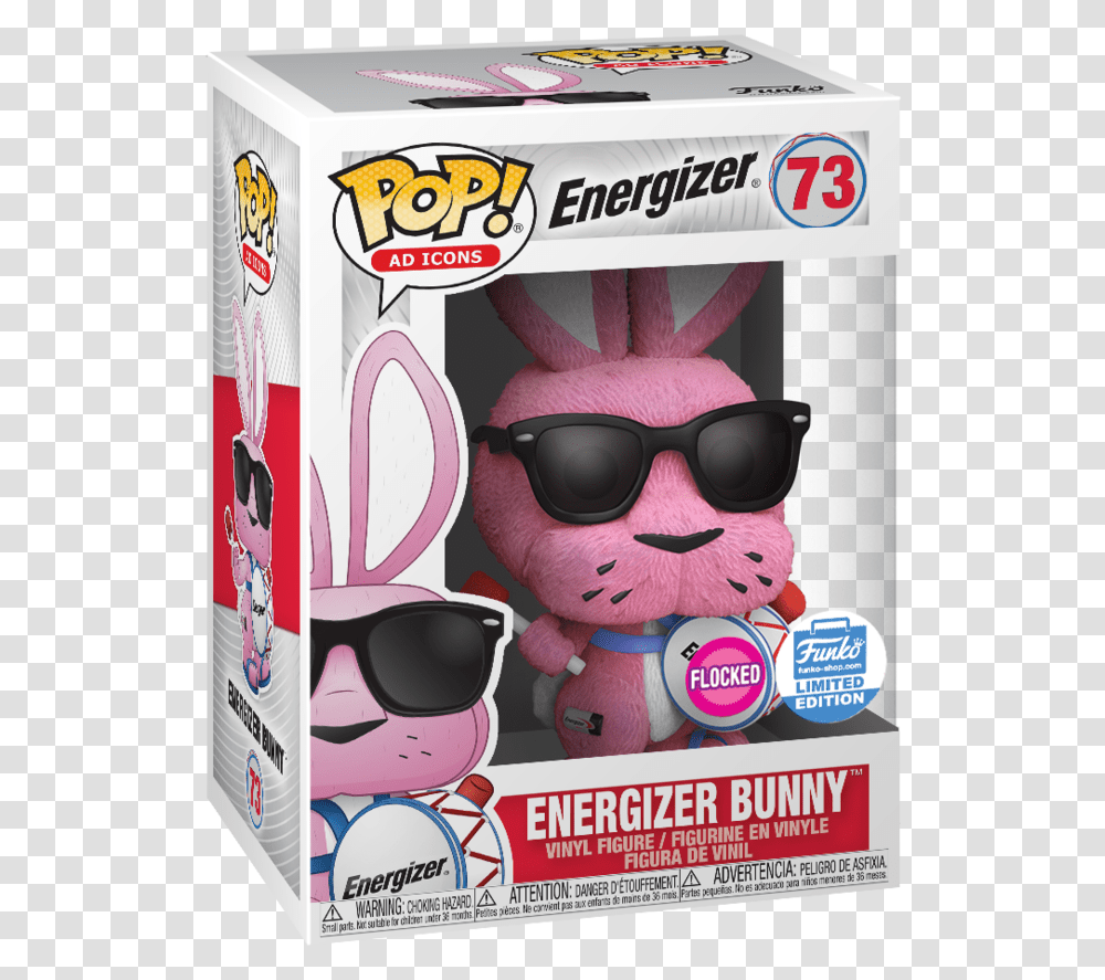 Energizer Bunny Funko Pop, Label, Sunglasses, Accessories Transparent Png