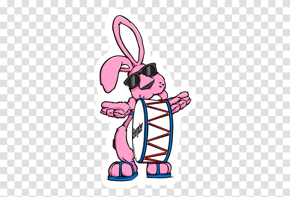 Energizer Bunny Stickers Messages Sticker 10 Energizer Bunny Clip Art, Drum, Percussion, Musical Instrument, Sunglasses Transparent Png