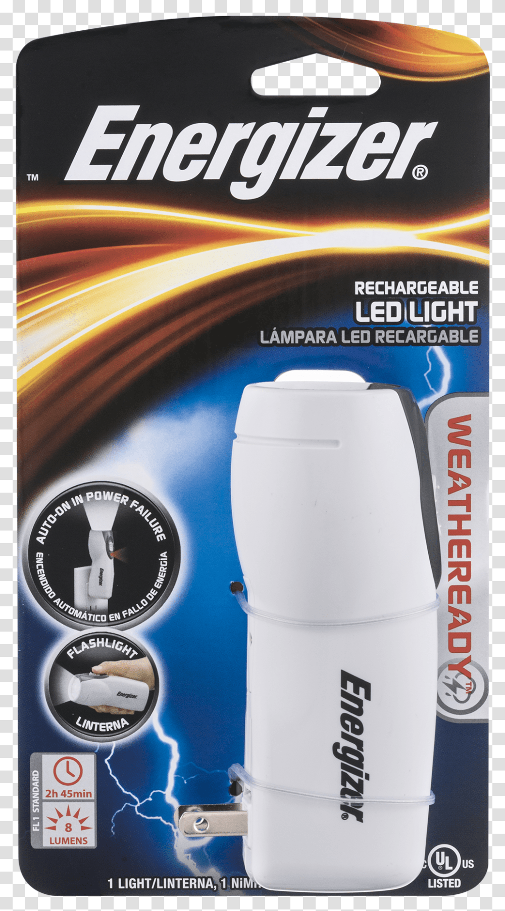 Energizer Rechargeable Flashlight, Clock Tower, Building, Milk Transparent Png