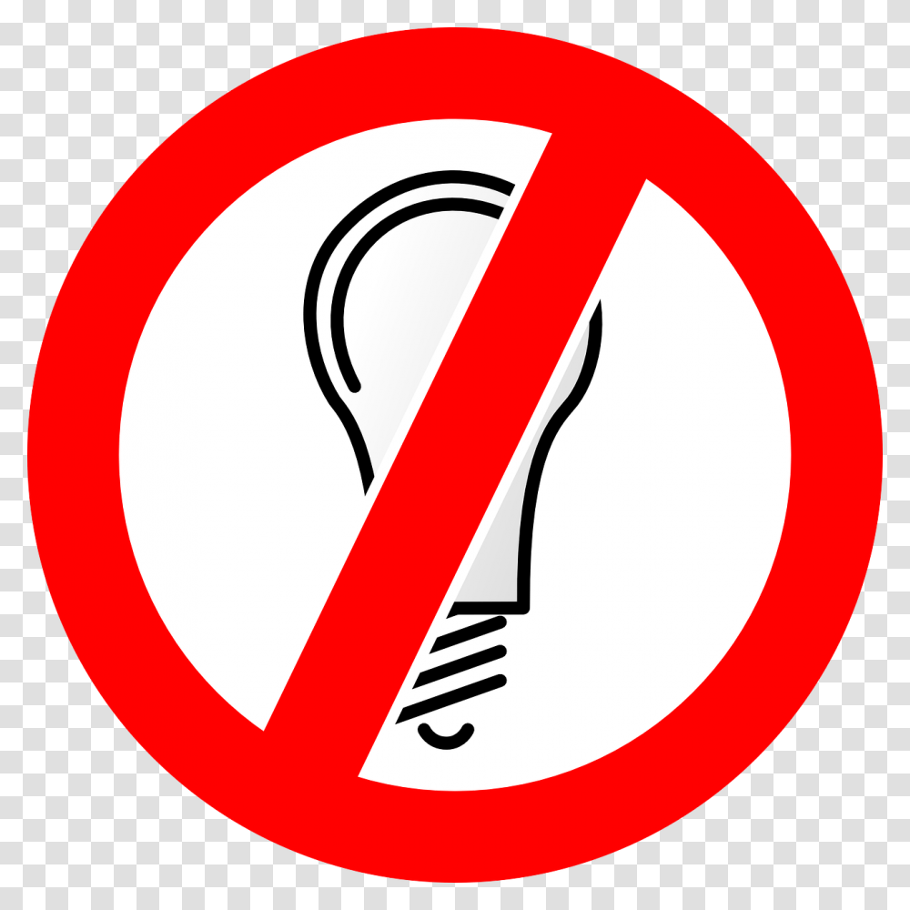 Energy Conservation Saving Free Vector Graphic On Pixabay Light Bulb Clip Art, Symbol, Road Sign, Stopsign, Text Transparent Png