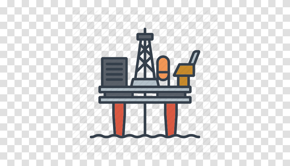 Energy Fossil Fuel Industrial Industry Offshore Oil Rig, Chair, Furniture, Wheelchair, Rocking Chair Transparent Png
